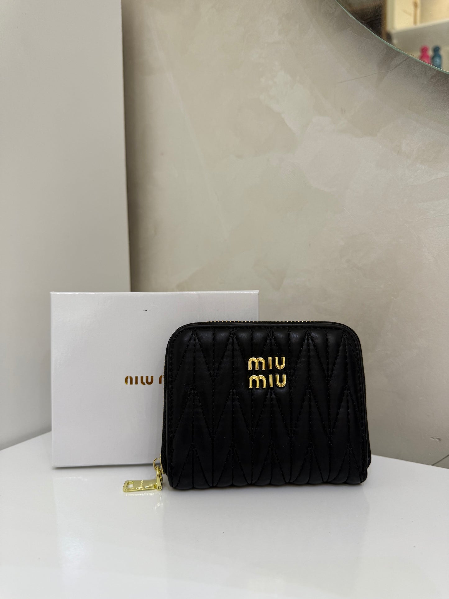 Porte-monnaie MIU MIU Noir