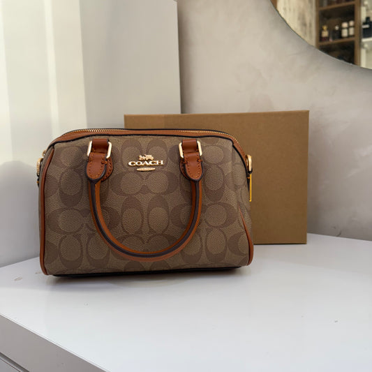 Sac COACH Monogramme Marron