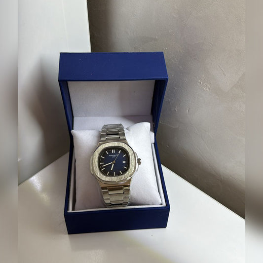Montre Patek Philippe Nautilus tableau Bleu - Homme