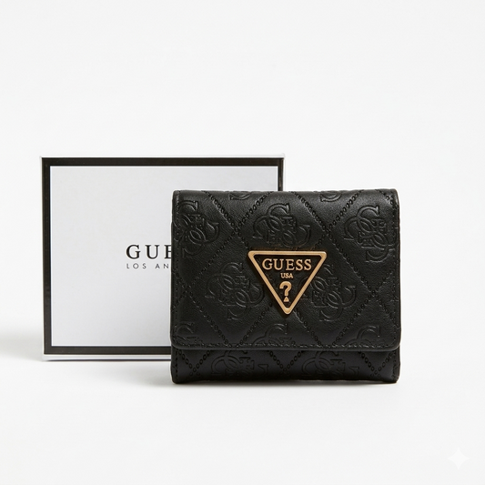Porte-monnaie GUESS Monogramme Noir