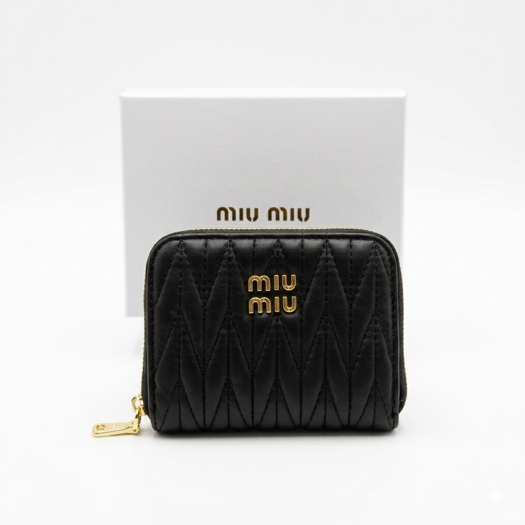 Porte-monnaie MIU MIU Noir