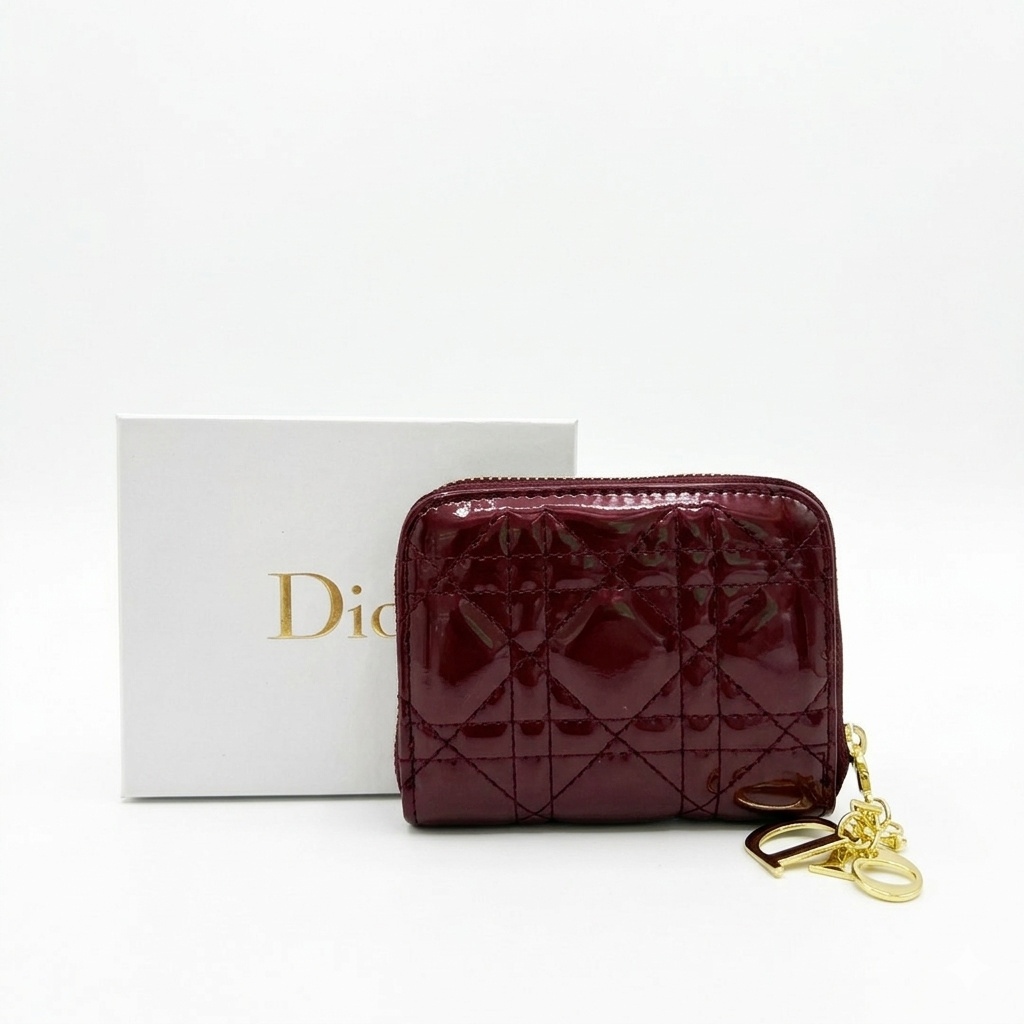 Porte-monnaie DIOR Rouge foncé