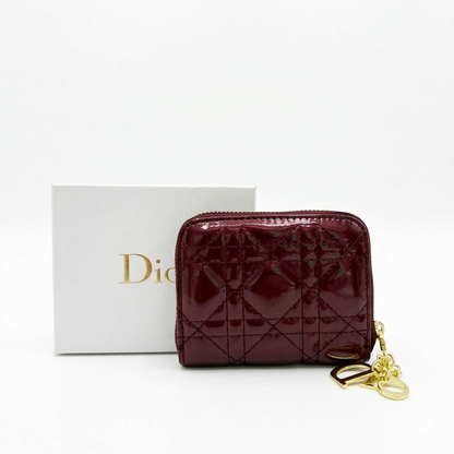 Porte-monnaie DIOR Rouge foncé