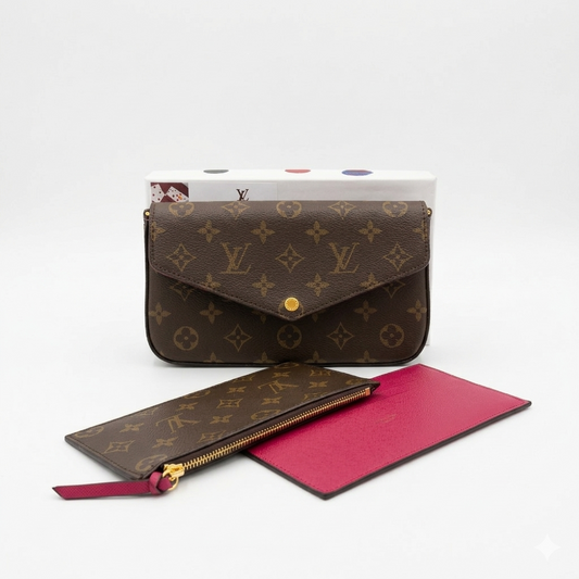 Sac LOUIS VUITTON Monogramme Marron + Porte-monnaie
