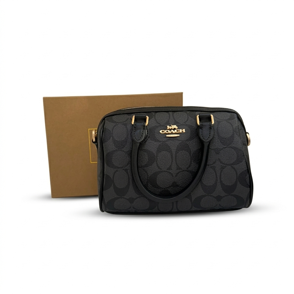 Sac COACH Monogramme Noir