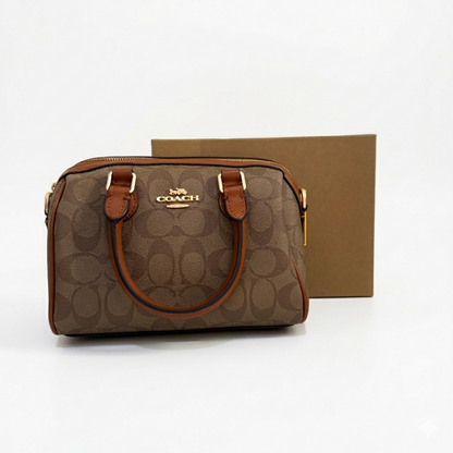 Sac COACH Monogramme Marron