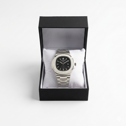 Montre Patek Philippe Nautilus tableau Noir - Homme