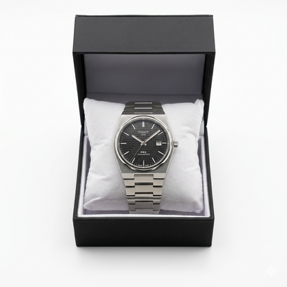 Montre TISSOT PRX tableau Noir - Homme