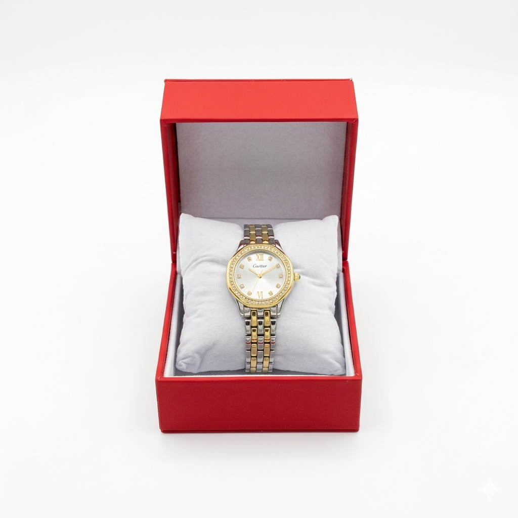 Montre CARTIER tableau Blanc - Femme
