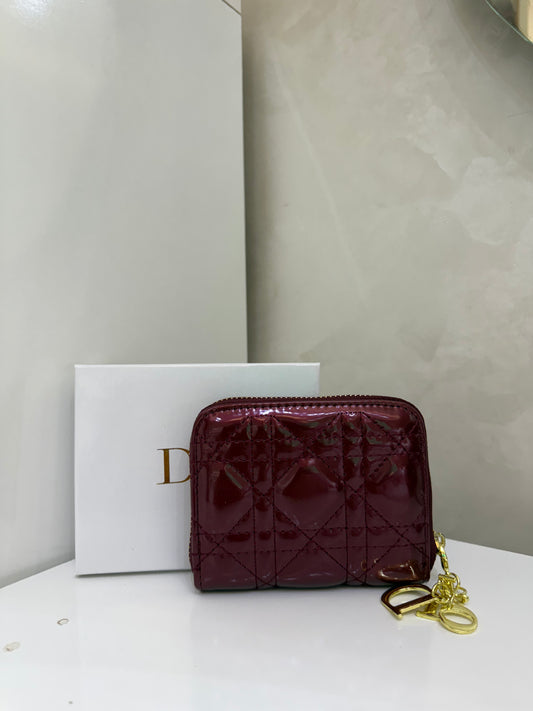 Porte-monnaie DIOR Rouge foncé